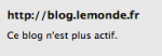 blog pas actif
