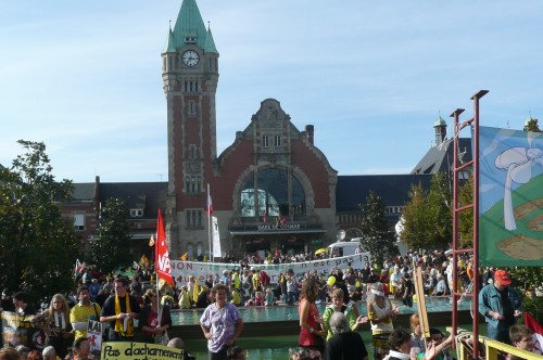 la gare de Colmar antinucléaire